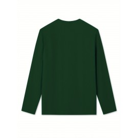 Floral Cross Print Women's Long Sleeve Crew Neck T-Shirt - 