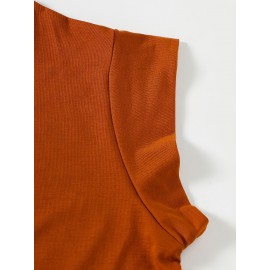 Holiday Cheer| Festive Yellow Christmas Tree Print T-Shirt for Women - Soft Stretch Fabric, Round Neck, Sleeveless Design with Glittery Star & Bow Detail, Machine Washable, Perfect for All Seasons, Christmas Garland