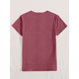 Women's Casual Short Sleeve T-Shirt - Read More Books Graphic Print with Piglets Like Doves Design, Soft Viscose Blend, Lightweight 180gsm, Maroon Book Lover Gift for Teachers & Readers, Machine Washable