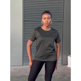 1pc Women's KC Football Glitter Graphic T-Shirt - Red & Yellow Sparkle Design, y Casual Short Sleeve Top, Machine Washable, Perfect Game Day Gift, Team Spirit Wear, Bold Lettering, Easy Care, Fan Apparel, Team Supporters